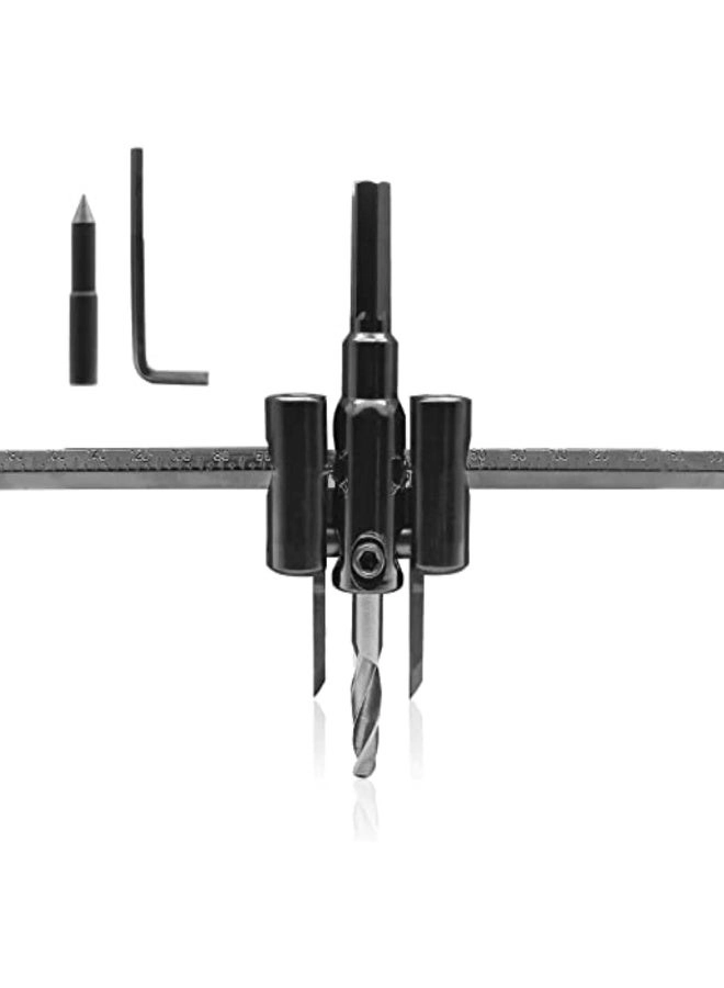 Adjustable Hole Saw - 30mm - 200mm plywood laminate composite materials rubber PVC