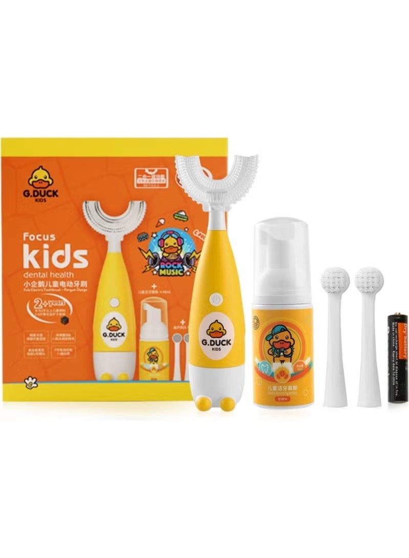 Kids U-Shape Electric Tooth Brush - 2-in-1 30,000 VPM IPX7