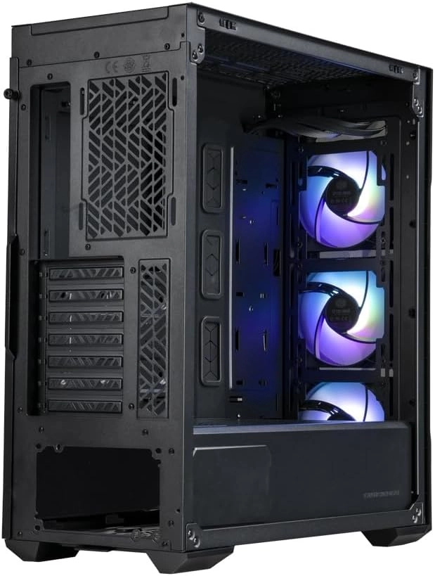TD500 Mesh - Fully tempered glass side panel Mid-tower PC case