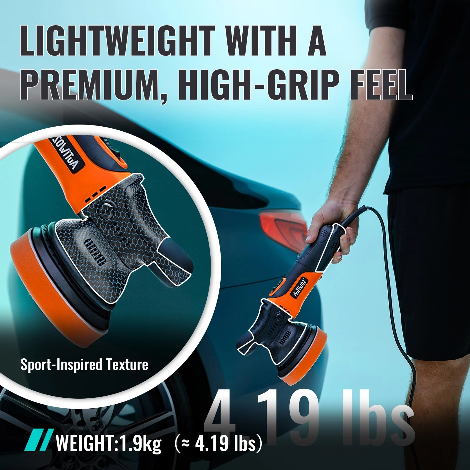 Car Buffer Polisher - 630 Watts 5 Inch