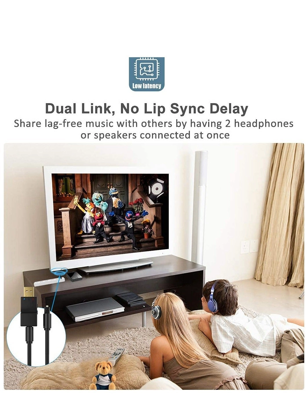 Bluetooth 5.0 Transmitter Receiver 3 in 1 Adapter 5.0