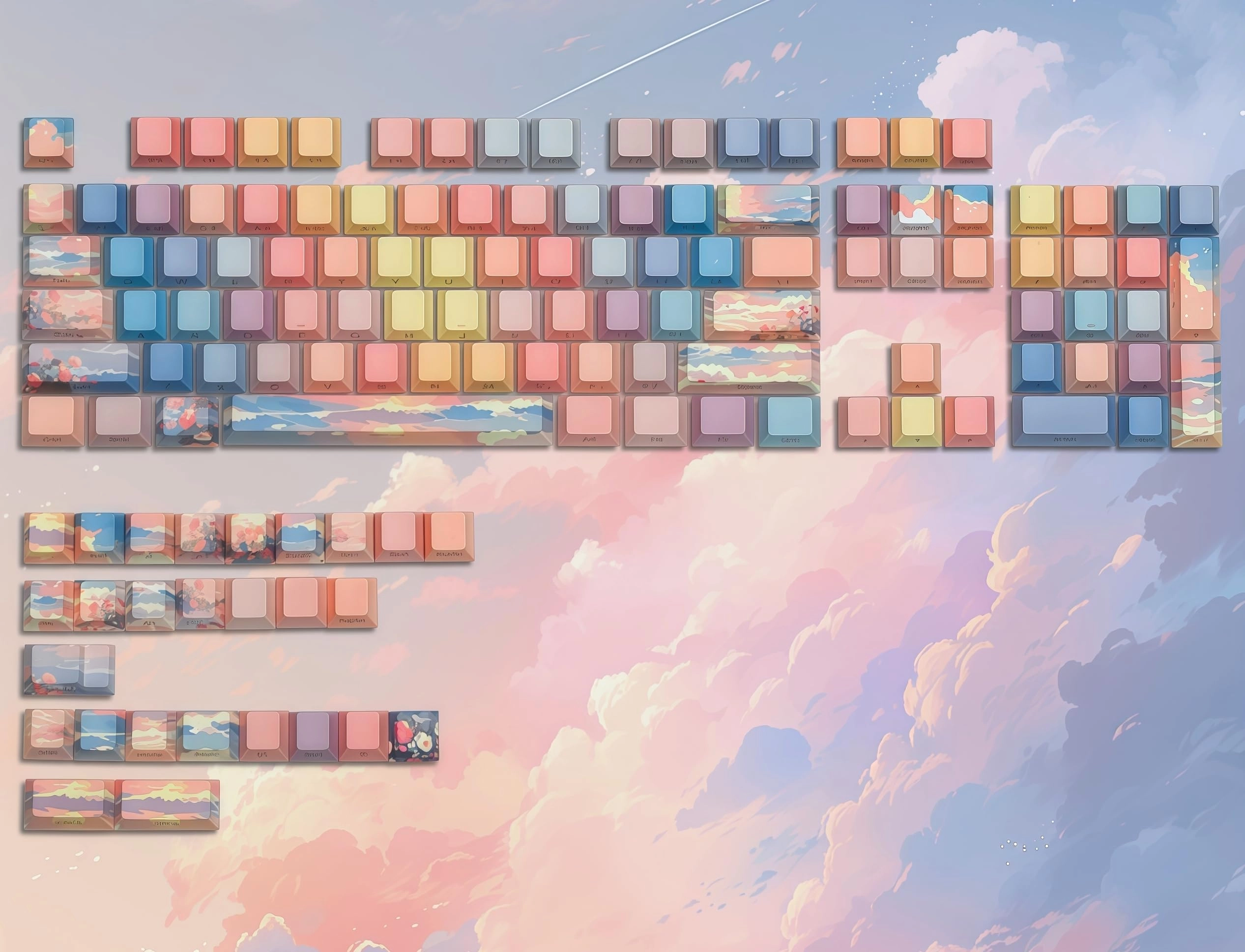 dagaladoo Double Shot PBT keycaps - XDA Profile 134keys
