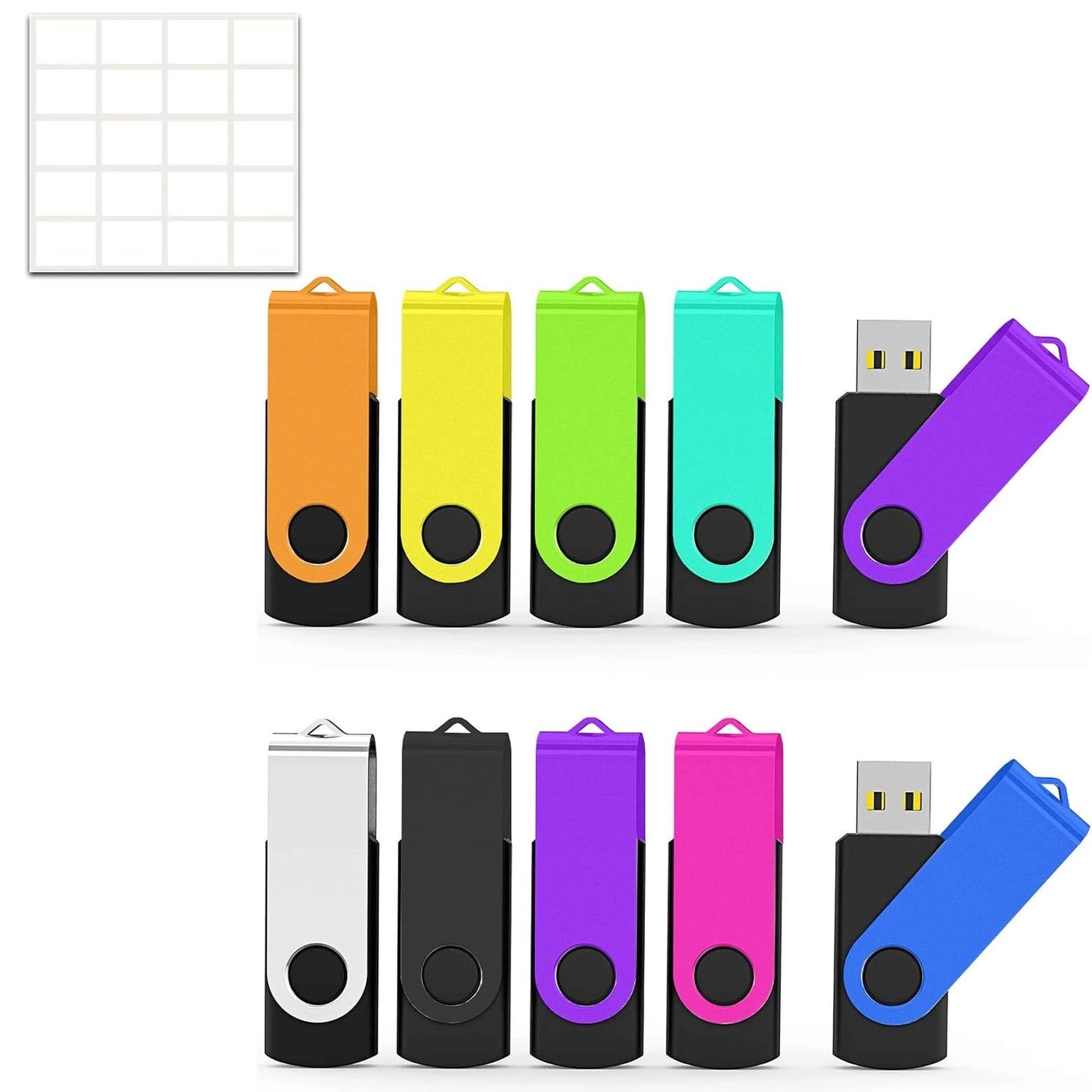 TATMOHIK USB Flash Drive Pack - 2GB
