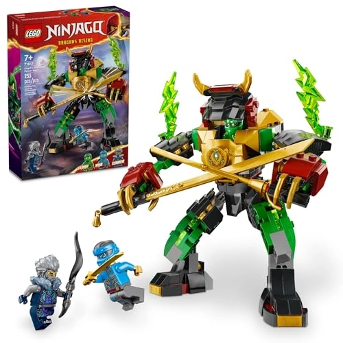 NINJAGO Lloyd’s Elemental Power Mech (71817) - Customizable 3 Minifigures