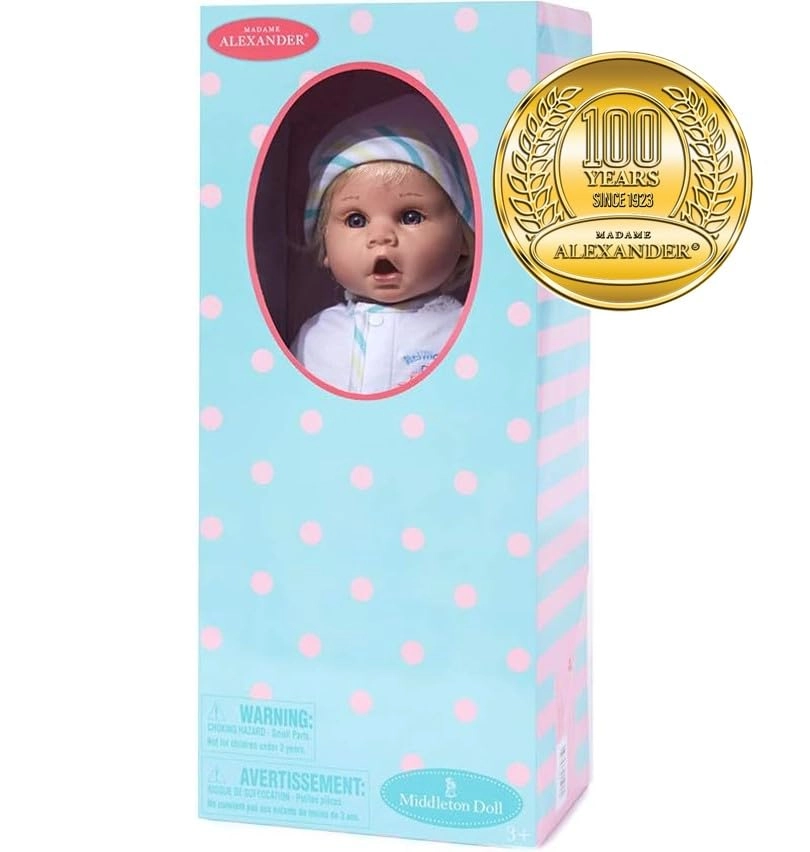 Little Sweetheart Doll - 19 inches Light Skin Tone Blonde Hair Ages 3+