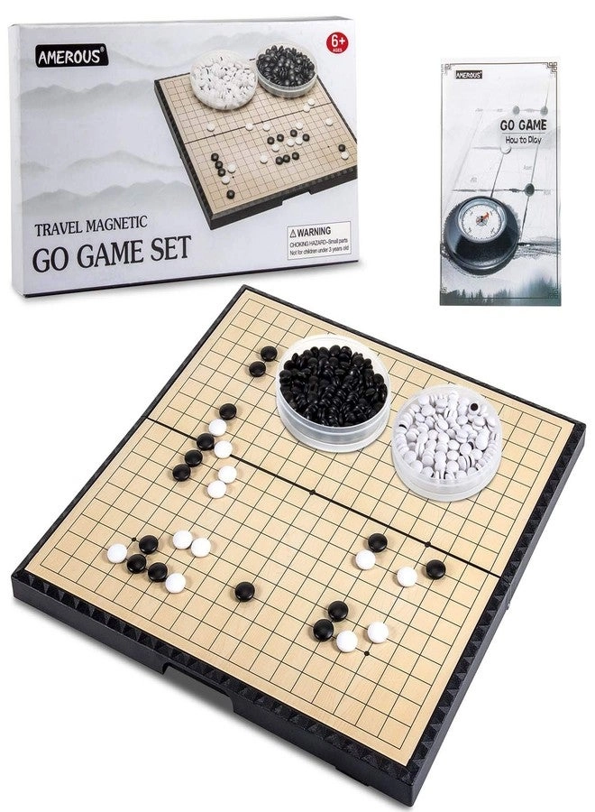 Magnetic Go Game Set - Travel Foldable 19 x 19