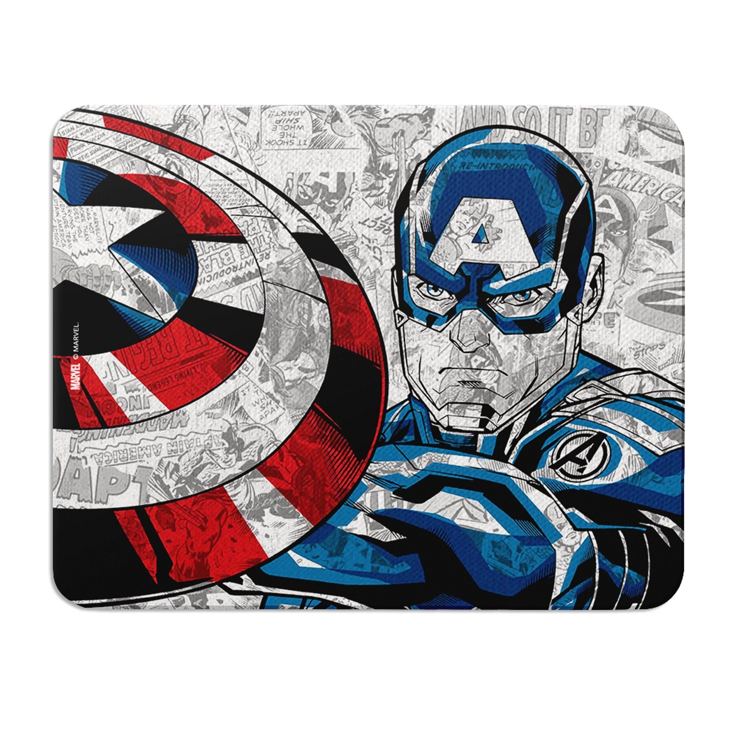 SHIELD Logo Fabric backed with neoprene Mouse Pad - 22x18 cm