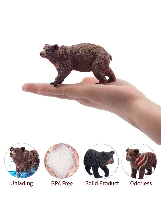 Forest Animals - Bear Family Figures 6 pcs