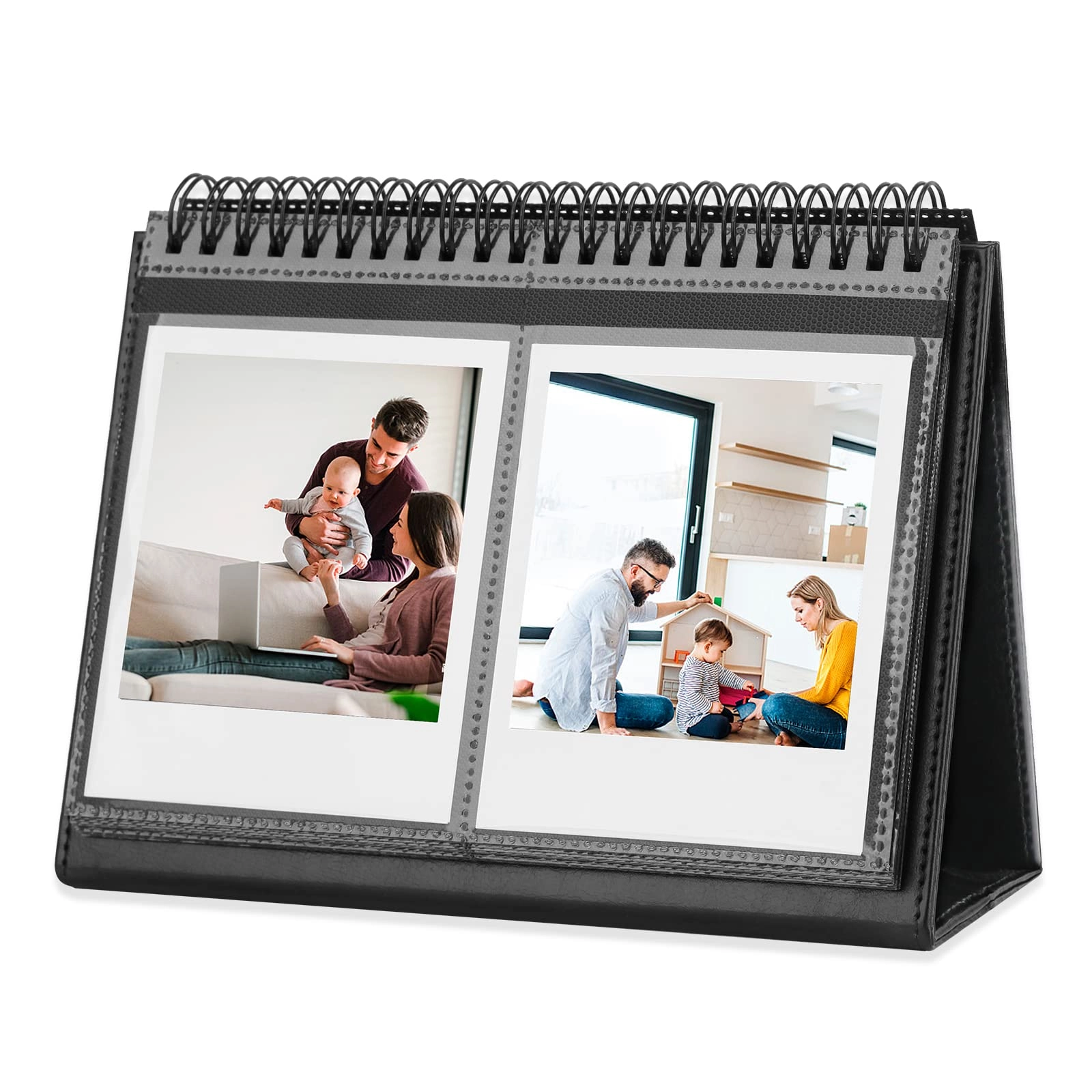 3.5x4.5" 64 Pockets Polypropylene Paper Photo Album