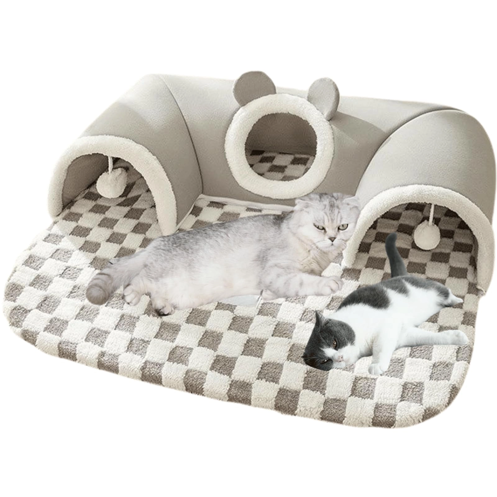 CXYYXF Cat Tunnel Bed - Small Cotton Velvet