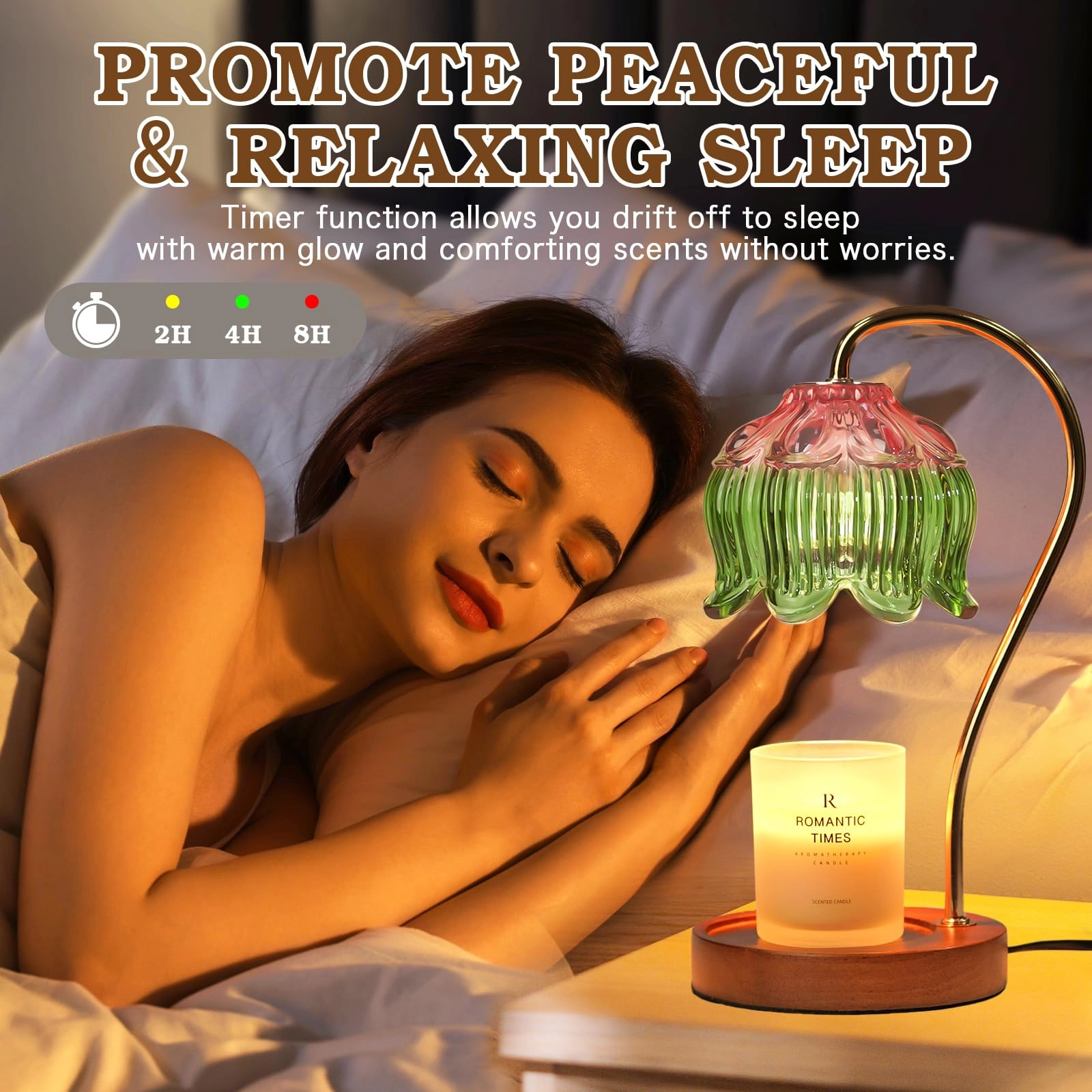 Strawberry Candle Warmer Lamp - Timer Dimmable