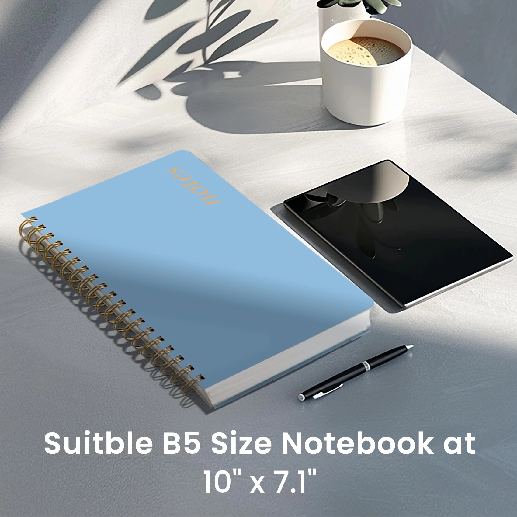 Spiral Notebook B5 Spiral - Lined 300 Pages
