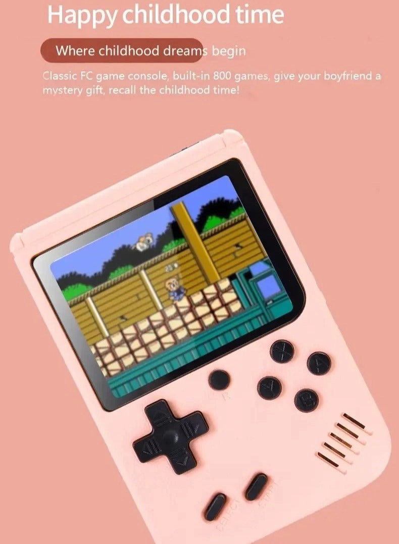 Handheld Game Console - 400 In 1 3.0 Inch Red