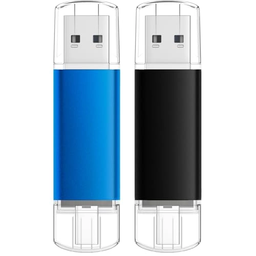 USB C Thumb Drive - USB 2.0 4GB Pack