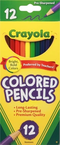 Coloured Pencils - 12 Pcs