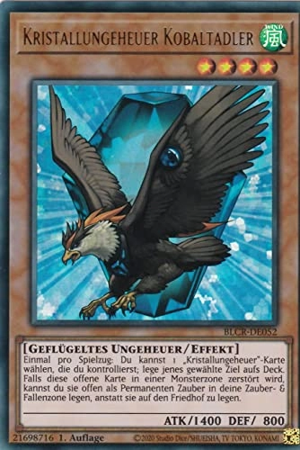 Yugioh Crystal Monster Cobalt Eagle BLCR-DE052 - German