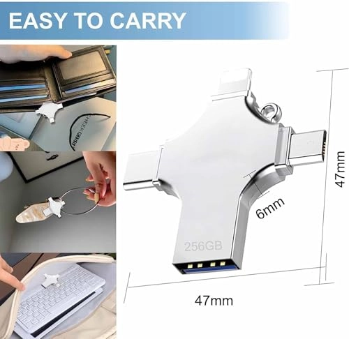 4-in-1 USB 3.0 Flash Drive - 256GB