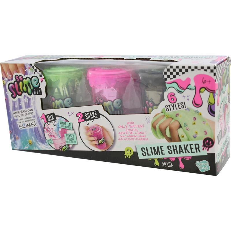 Canal Toys Slime Shaker - 3 Pack Assorted Color - 5 years+