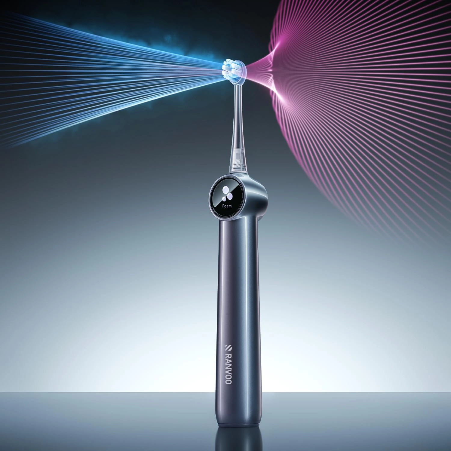 RANVOO AirJet X5 - 60-Day Battery 3 Pro Brush Heads