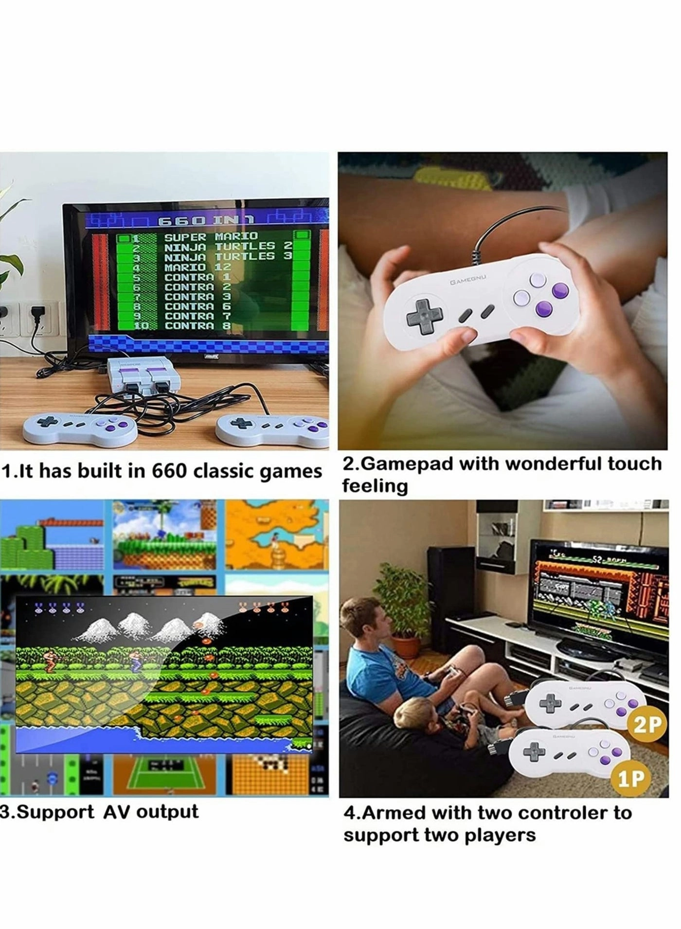 Classic Mini Retro Game System