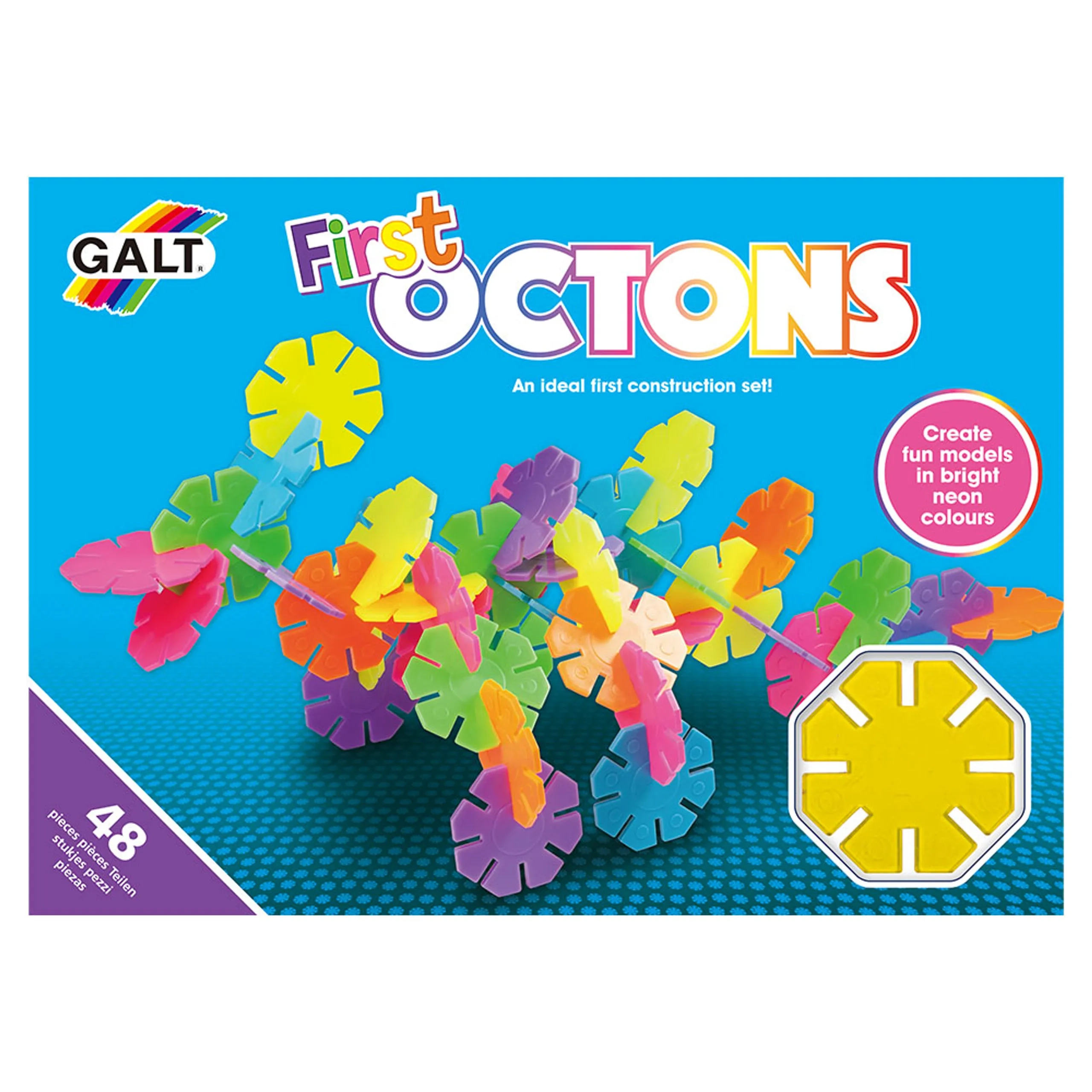 First Octons - Fluorescent 6 Assorted Colours