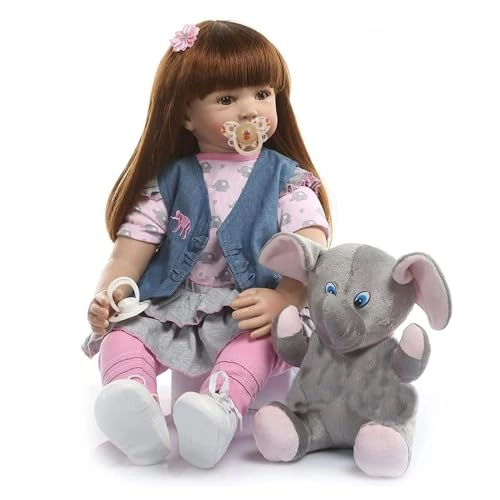 Reborn Baby Doll - 22 Inches / 55 cm Silicone Ages 3+