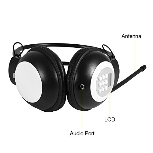 FM Radio Headphone - LCD Display Foldable Noise-Cancelling