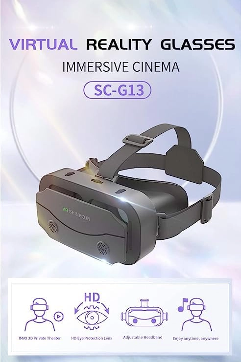 VR Glasses - Remote Control 3D 5.0-7.2 Inch