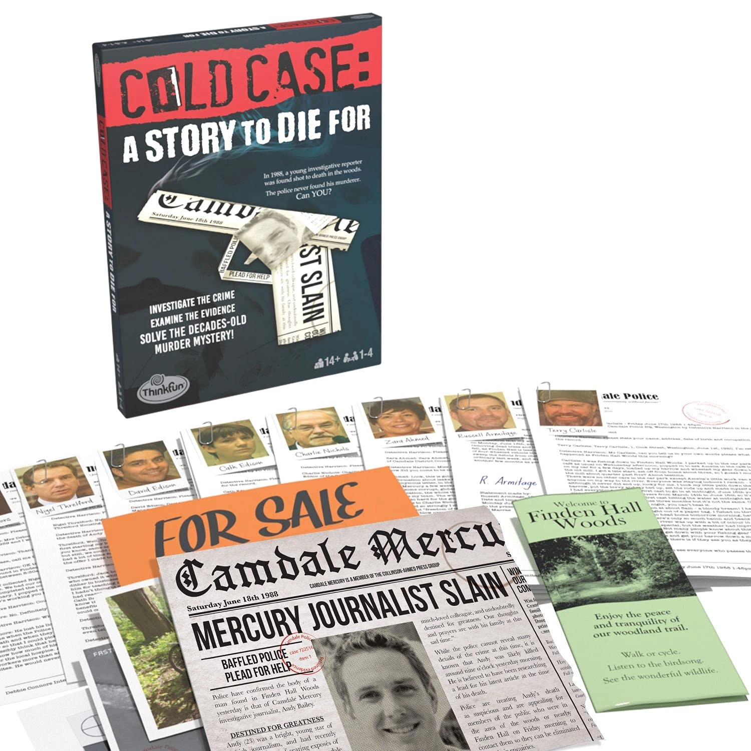 ThinkFun Cold Case Files - A Story To Die For