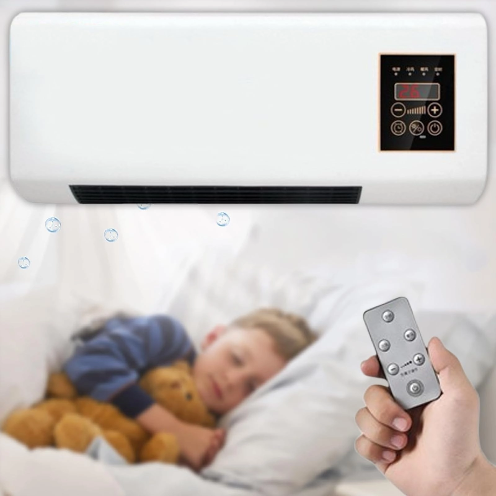 Wall-mounted air conditioner - 2000W
