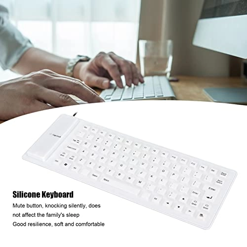 Foldable Silicone Keyboard - Wired