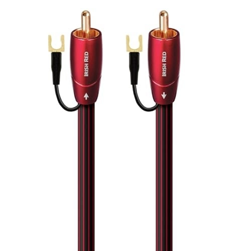 AudioQuest Irish Red RCA Low-Frequency Subwoofer Audio Interconnect - 12m