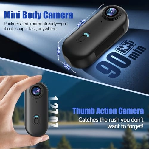 Mini Body Camera - 64GB 4K