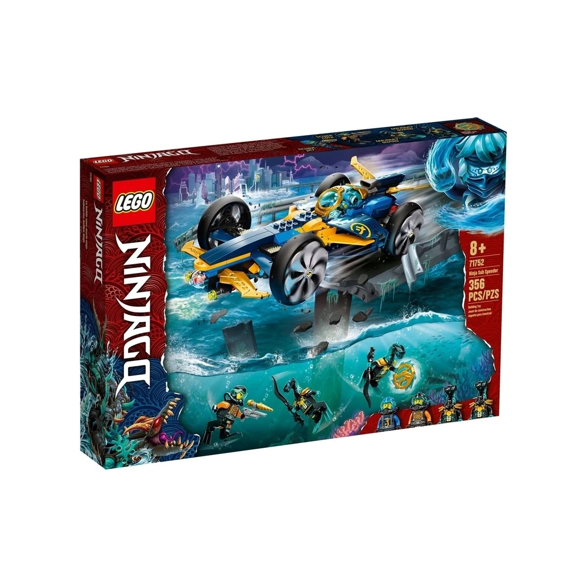 LEGO NINJAGO Ninja Sub Speeder (71752) - 2-in-1 Amphibious