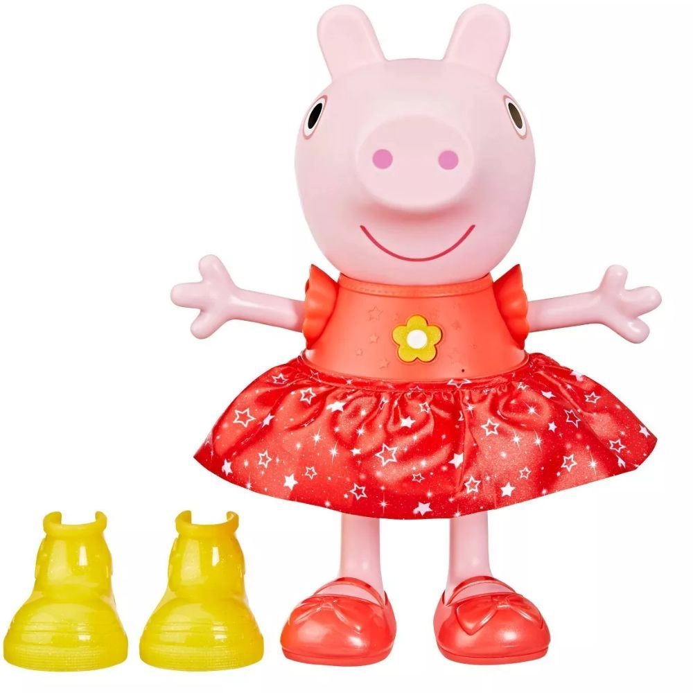 Hasbro Peppa Pig Doll - Muddy Puddles Party Singing And Dancing Ages 3+