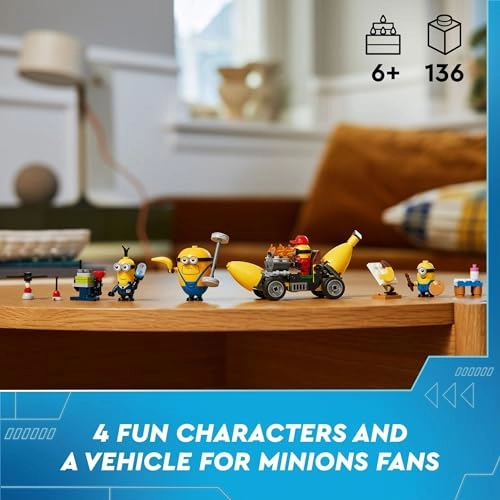 Despicable Me 4 Minions and Banana Car