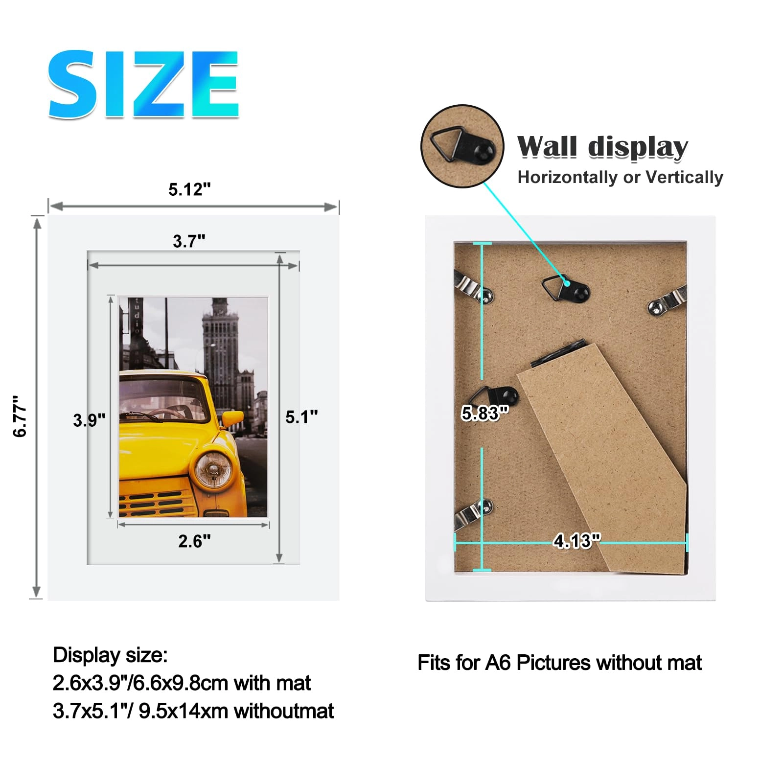 A6 Photo Frames - 10.5×14.8cm