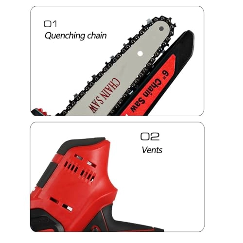 Mini handheld chain saw - 6 Inch 21V
