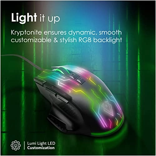 Kyrptonite Gaming Mouse - Wired