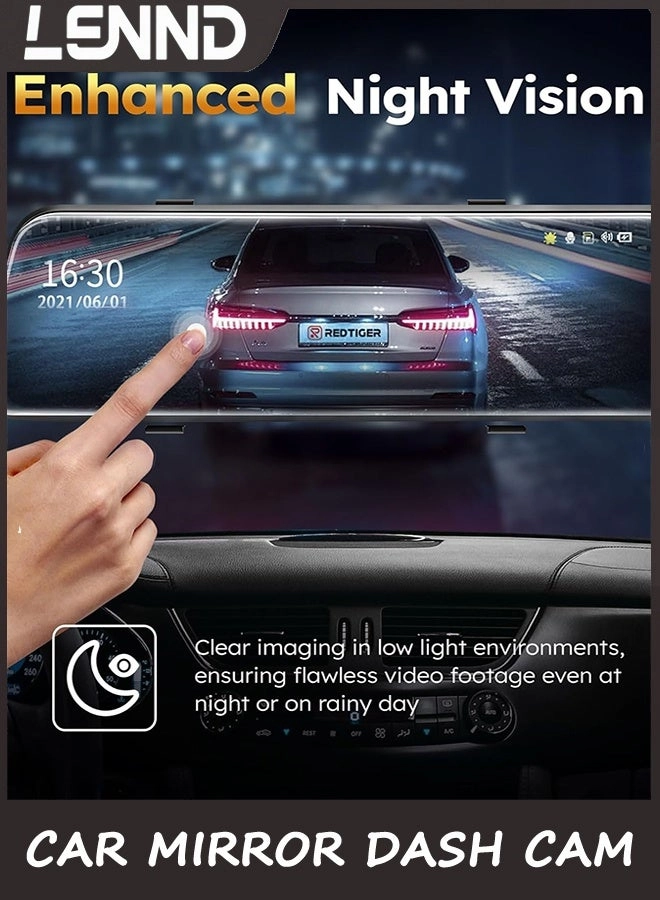 Mirror Dash Cam - 1080P FHD