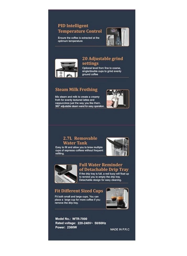 Barista Express - WTR-7000- 2.7L Removable Tank