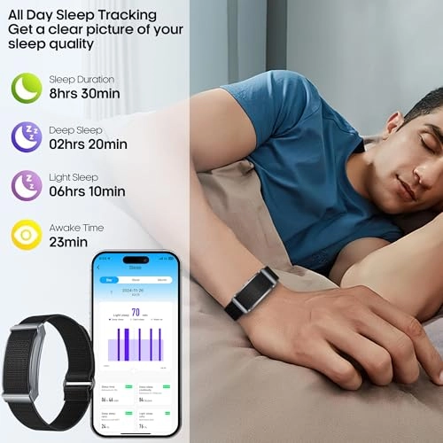 Smart Bracelet - 24/7 Heart Rate IP68 Waterproof 170+ Sports Modes