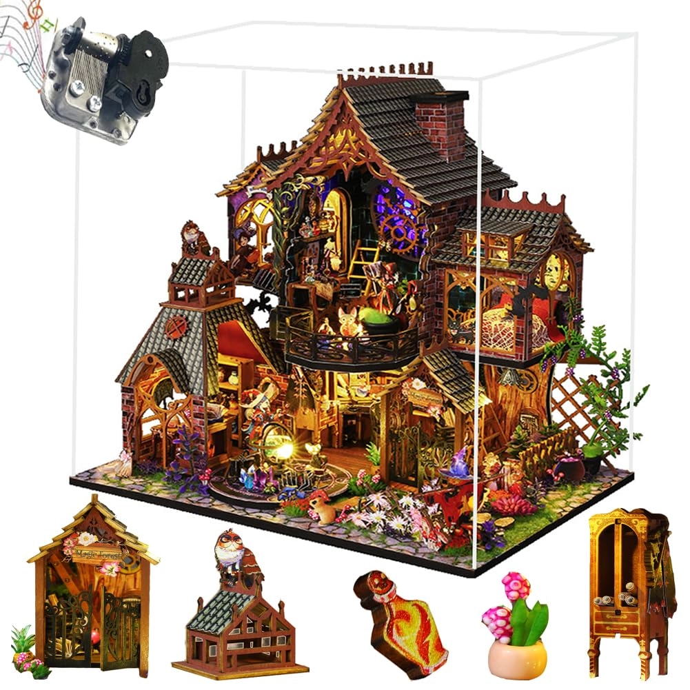 Magic House - 3D Mini Dollhouse Musical Movement
