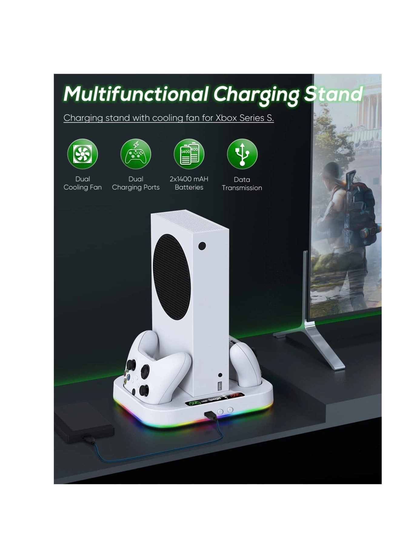 Cooling Fan Stand - Type-C Xbox Series S
