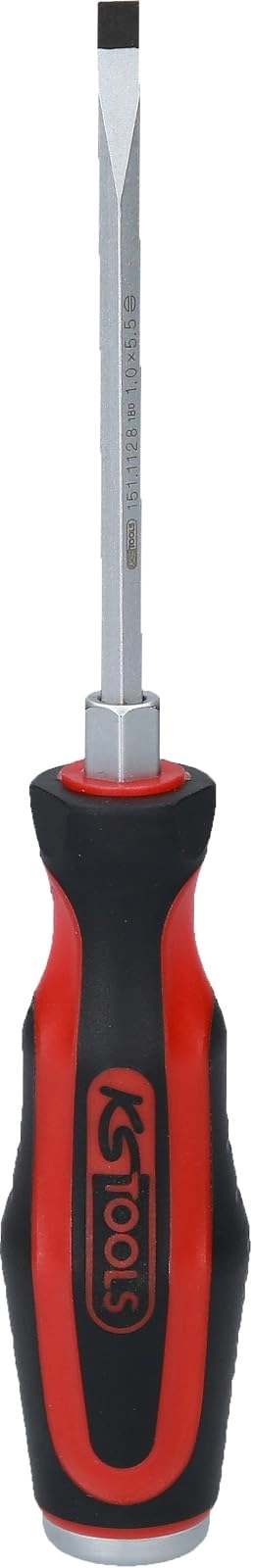 KS TOOLS Werkzeuge - Maschinen GmbH ERGOTORQUEmax Hammer Cap Slotted Screwdriver 5.5mm