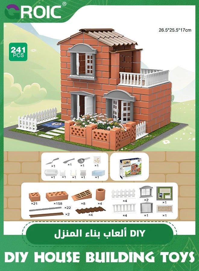 House Building Set - 241 Pcs Bricklayer
