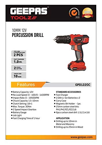 GPD1220C - 2 Amp Hours