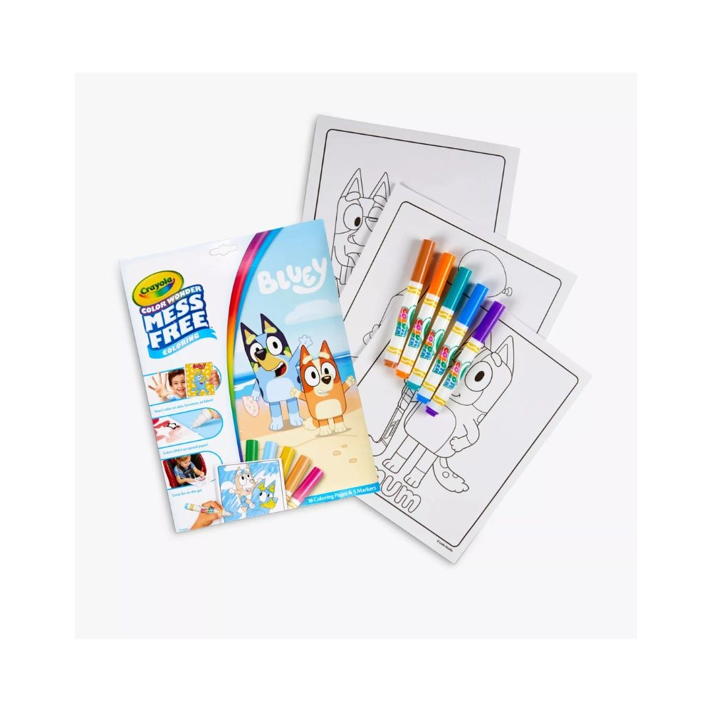 Color Wonder Mess-Free Coloring Mini Box Set - 18 Pages 5 Markers