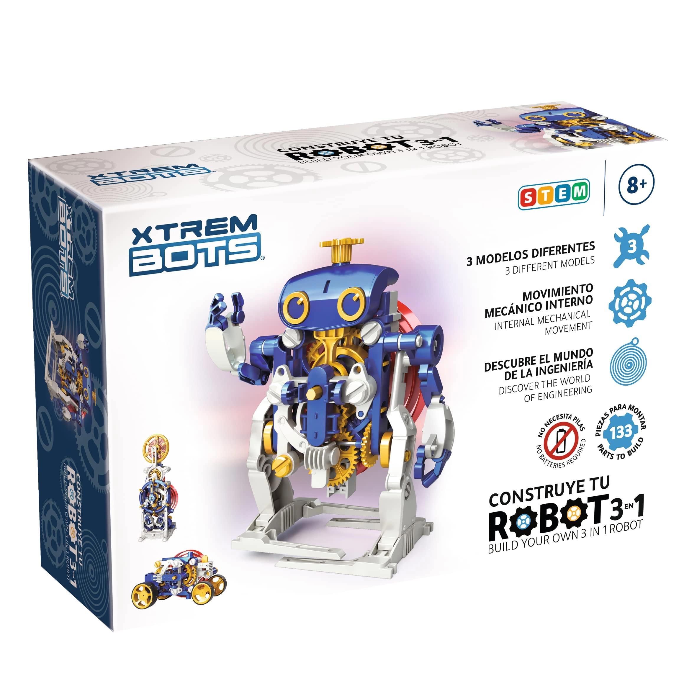 XTREM BOTS Robotics Workshop - 12-in-1 230 pcs