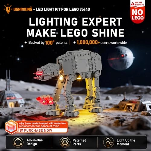 Led Light for Lego-75440 at-at - Easy Install Hidden Wiring